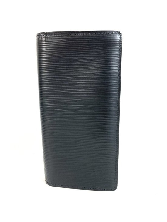 Louis Vuitton Handbags - Louis Vuitton Wallet Portefeuille Brazza Epi Leather Noir Black